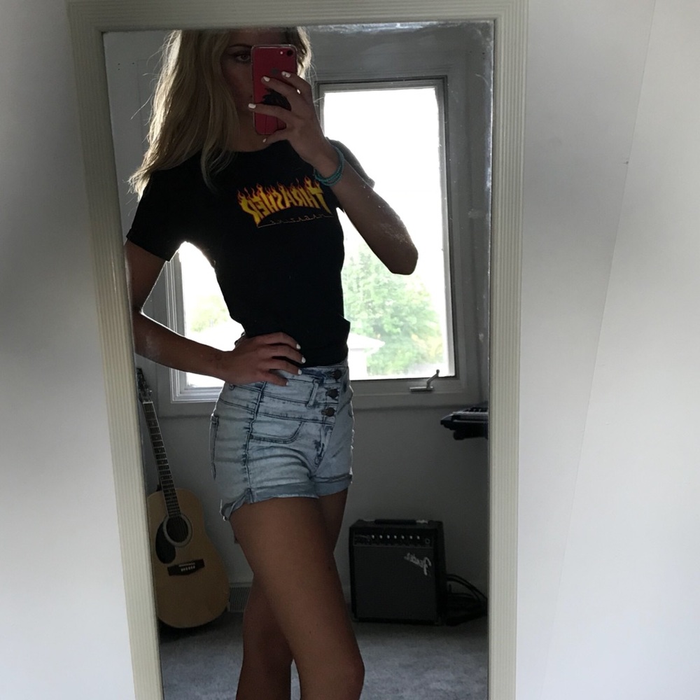 NWOT Pacsun THRASHER Crop Top